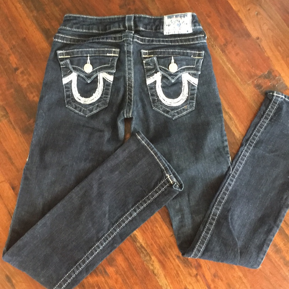Ladies true religion straight leg denim